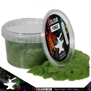 The Colour Forge   Sand & Flock Static Grass - Eden Green (275ml) - TCF-BAS-026 - 5060843101833