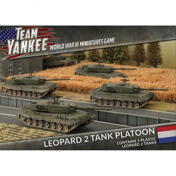 Battlefront Team Yankee  NATO Forces Leopard 2 Tank Platoon - TDBX01 - 9420020239470