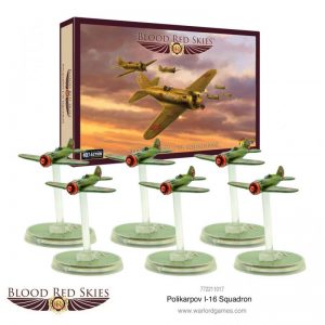 Warlord Games Blood Red Skies  Blood Red Skies Blood Red Skies: Polikarpov I-16 Squadron - 772211017 - 5060572503205