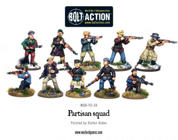 Warlord Games Bolt Action  Bolt Action Extras Partisan Band - WGB-PZ-24 - 5060393700692