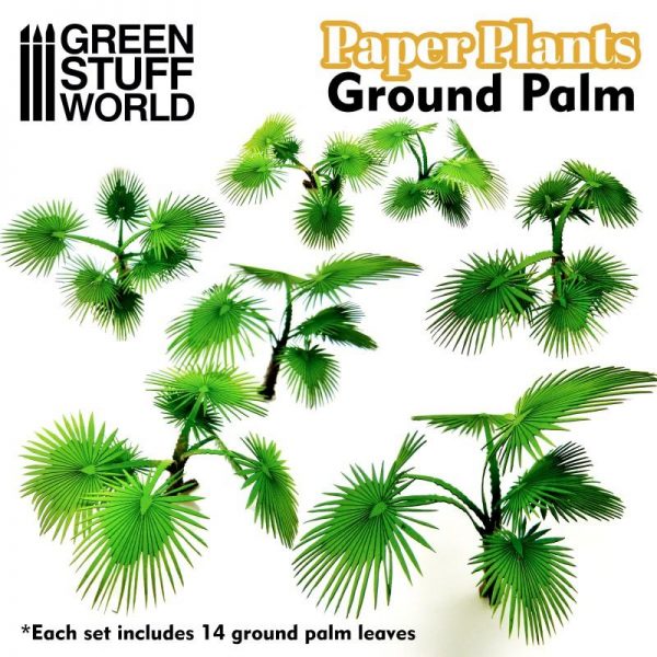 Green Stuff World   Plants & Flowers Paper Plants - Ground Palm - 8436574508635ES - 8436574508635