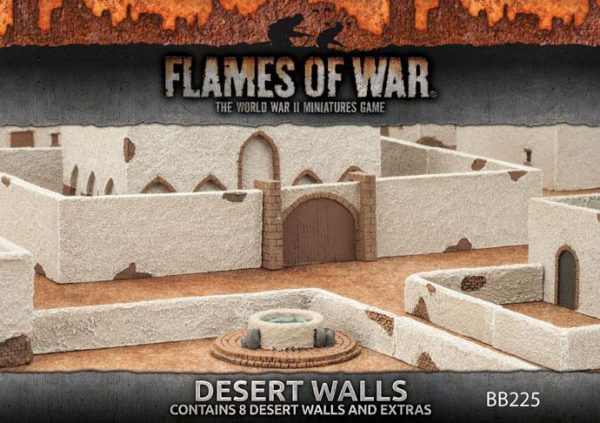 Gale Force Nine   Battlefield in a Box Flames of War: Desert Walls - BB225 - 9420020235748