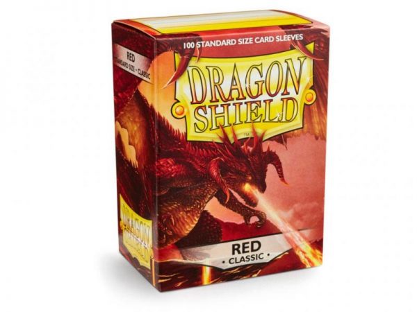 Dragon Shield   Dragon Shield Dragon Shield Sleeves Red (100) - DS100R - 5706569100070
