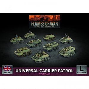 Battlefront Flames of War  United Kingdom British Universal Carrier Patrol - BBX55 - 9420020248526