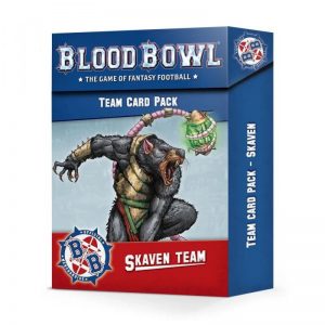 Games Workshop Blood Bowl  Blood Bowl Blood Bowl: Skaven Team Card Pack - 60050906001 - 5011921155040