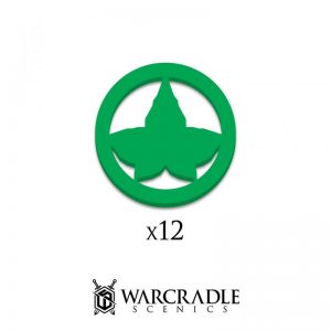 Warcradle Scenics   Status & Wound Markers Hero Tokens - Take the Lead - Ivy Leaf - WSA590010 - 5060504867320