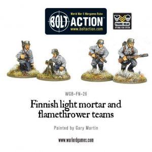 Warlord Games Bolt Action  Finland (BA) Finnish Light Mortar & Flame Thrower - WGB-FN-26 - 5060200848906