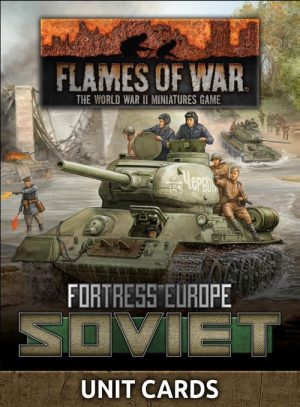 Battlefront Flames of War  Soviet Union Fortress Europe - Soviet Unit Cards - FW261S - 9420020246553