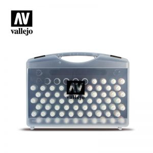 Vallejo   Paint Sets Vallejo Model Color Military Range (72 Colors + 3 brushes + carry case) - VAL70173 - 8429551701730