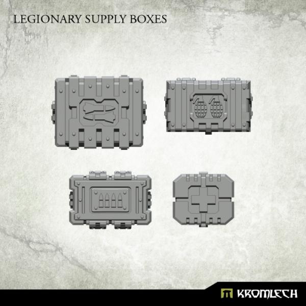 Kromlech   Kromlech Terrain Legionary Supply Boxes (4) - KRBK028 - 5902216117761