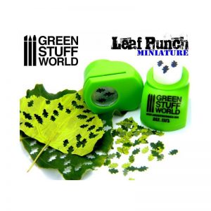 Green Stuff World   Stamps & Punches Miniature Leaf Punch LIGHT GREEN - 8436554363124ES - 8436554363124