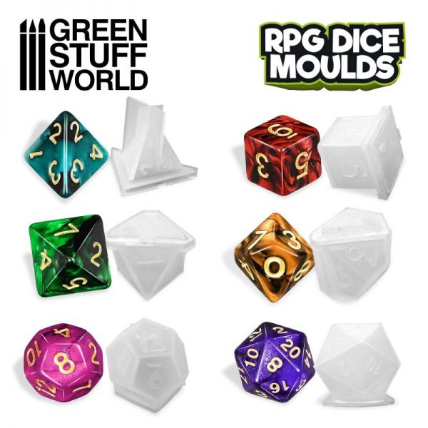 Green Stuff World   Mold Making RPG Dice Moulds - 8436574508550ES - 8436574508550