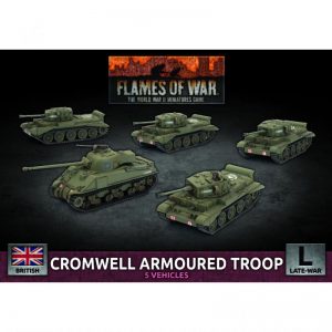 Battlefront Flames of War  United Kingdom British Cromwell Armoured Troop - BBX57 - 9420020248540