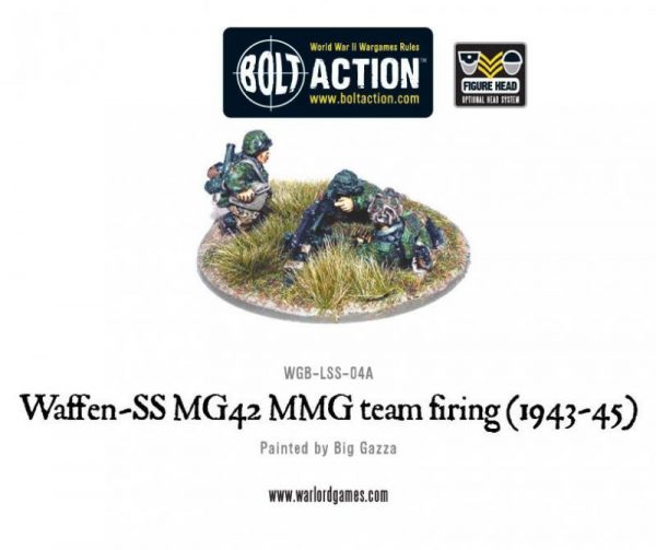 Warlord Games Bolt Action  Germany (BA) Waffen-SS MG42 MMG team - WGB-LSS-04 - 5060200846520