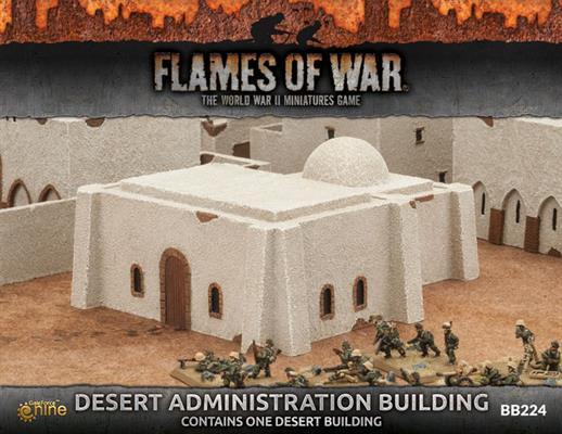Gale Force Nine   Battlefield in a Box Flames of War: Desert Administration Building - BB224 - 9420020235731