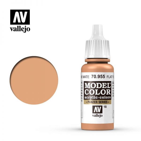 Vallejo   Model Colour Model Color: Flat Flesh - VAL955 - 8429551709552