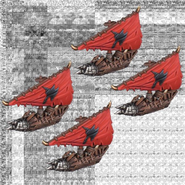 Mantic Kings of War Armada  Orc Fleet Orc Rabble Squadrons - MGARO302 - 5060469667478