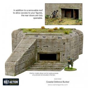 Warlord Games Bolt Action  Warlord Games Terrain R612/R680-style Coastal Defence Bunker - 842010002 - 5060572500365