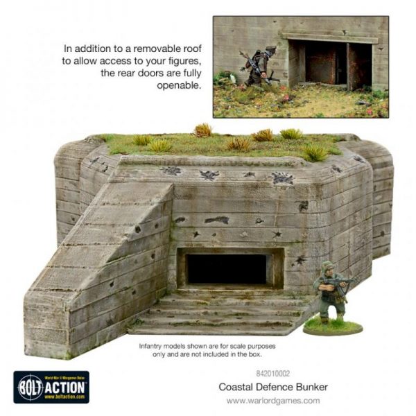 Bolt Action  Warlord Games Terrain R612/R680-style Coastal Defence Bunker - 842010002 - 5060572500365