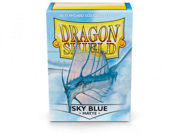 Dragon Shield   Dragon Shield Dragon Shield Sleeves Sky Blue (100) - DS100MSKYBLU - 5706569110192