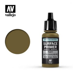Vallejo   Model Air Primers Primer: Earth Green (Early) 17ml - VAL70611 - 8429551706117