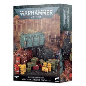 Games Workshop   40k Terrain Battlezone: Manufactorum – Munitorum Armoured Containers - 99120199092 - 5011921155132