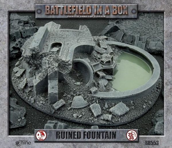 Gale Force Nine   Battlefield in a Box Battlefield in a Box: Ruined Fountain - BB553 - 9420020222236