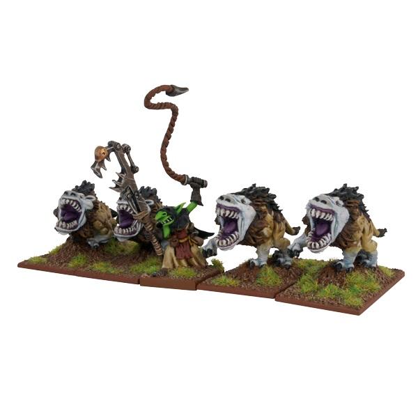 Mantic Kings of War  Orcs Goblin Mawbeast Pack Troop - MGKWO76-1 - 5060208864434