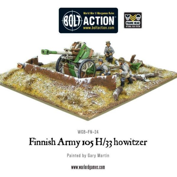 Warlord Games Bolt Action  Finland (BA) Finnish 105mm H/33 Howitzer - WGB-FN-24 - 5060393701415