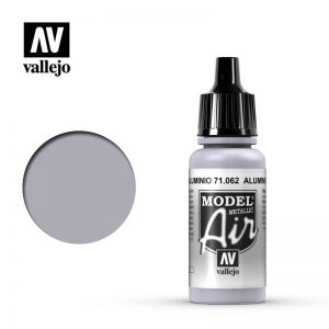 Vallejo   Model Air Model Air: Aluminium Metallic - VAL062 - 8429551710626