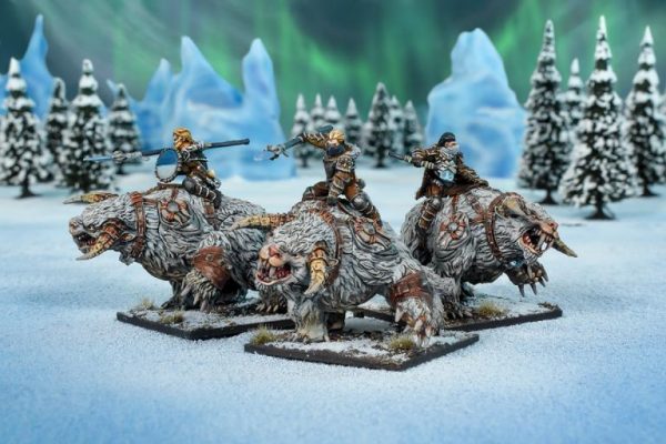 Mantic Kings of War  Northern Alliance Northern Alliance Frost Fang Cavalry Regiment - MGKWL404 - 5060469664804