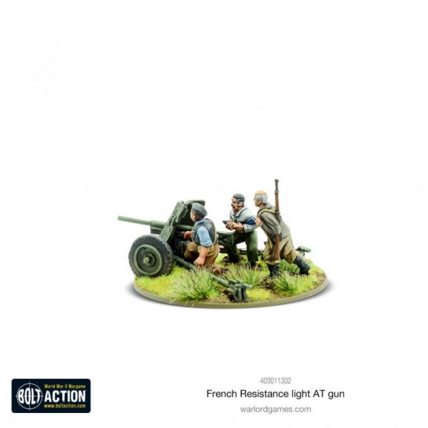 Warlord Games Bolt Action  France (BA) French Resistance Light Anti Tank Gun - 403011302 - 5060572509313