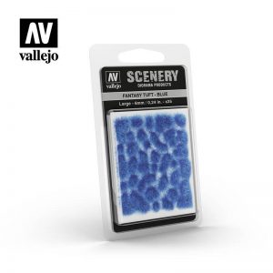 Vallejo   Vallejo Scenics AV Vallejo Scenery - Fantasy Tuft - Blue, Large: 6mm - VALSC434 - 8429551986328