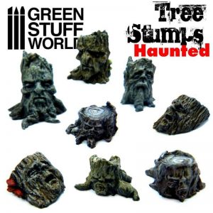 Green Stuff World   Green Stuff World Conversion Parts Haunted Tree Stumps - 8436574500394ES - 8436574500394