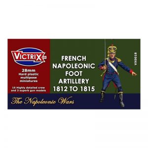 Victrix   Victrix 28mm French Napoleonic Foot Artillery 1812 to 1815 - VX0018 - 5060191720342