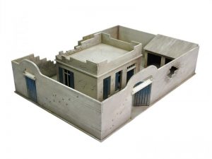 Warlord Games   Warlord Games Terrain Damaged Compound and House Set - N108 - 5060572501409