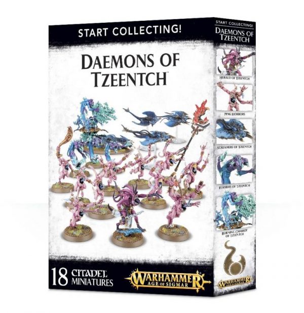 Games Workshop Warhammer 40,000 | Age of Sigmar  Disciples of Tzeentch Start Collecting! Daemons of Tzeentch - 99129915043 - 5011921088584