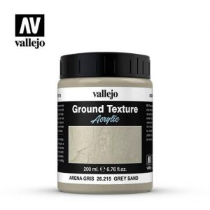 Vallejo   Water & Stone Effects Vallejo Diorama Effects: Stone Textures - Grey Sand 200ml - VAL26215 - 8429551262156