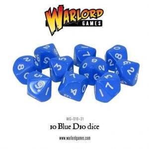 Warlord Games   D10 10 Blue D10 - WG-D10-31 - 5060200849651