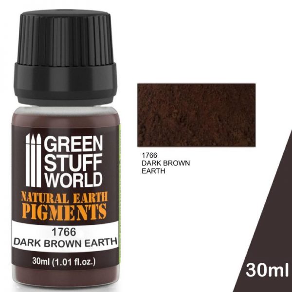 Green Stuff World   Powder Pigments Pigment DARK BROWN EARTH - 8436574501254ES - 8436574501254