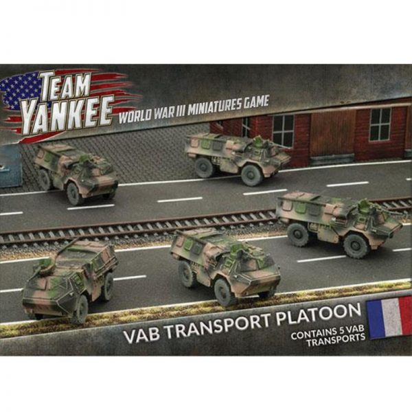 Battlefront Team Yankee  NATO Forces VAB Transport Platoon - TFBX03 - 9420020239401