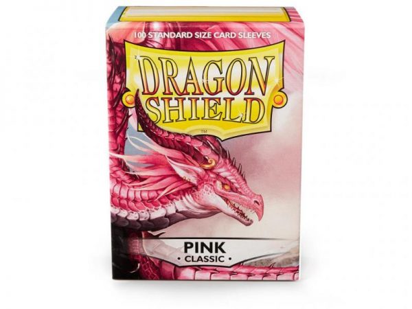 Dragon Shield   Dragon Shield Dragon Shield Sleeves Pink (100) - DS100PI - 5706569100124