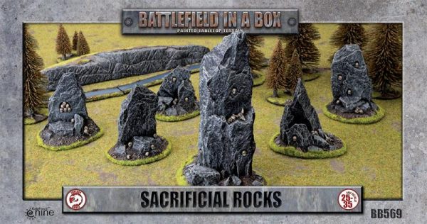 Gale Force Nine   Battlefield in a Box Battlefield in a Box: Sacrificial Rocks - BB569 - 9420020229495
