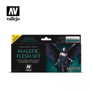Vallejo   Fantasy Pro AV Vallejo Fantasy Set - Malefic Flesh - VAL74102 - 8429551741026