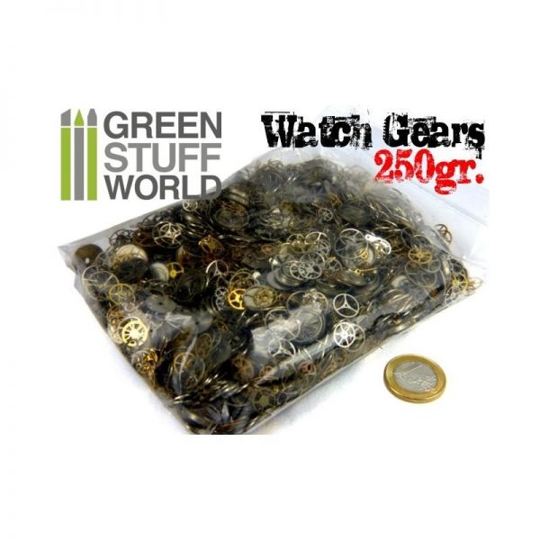 Green Stuff World   Modelling Extras SteamPunk real GEARS - MEGAPACK 250 gr. - 8436554362271ES - 8436554362271
