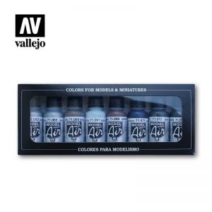 Vallejo   Paint Sets Vallejo Model Air Set - Metallic Colors - VAL71176 - 8429551711760