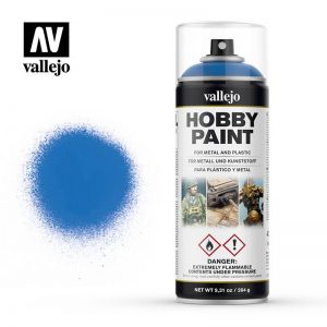 Vallejo   Spray Paint AV Spray Primer: Fantasy Color - Magic Blue 400ml - VAL28030 - 8429551280303