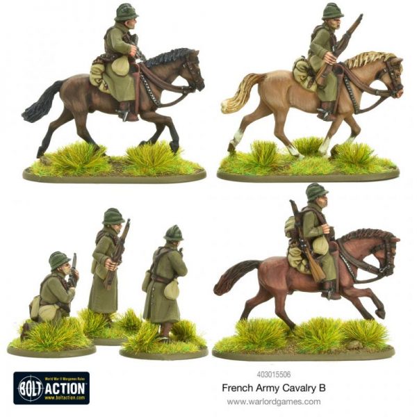 Warlord Games Bolt Action  France (BA) French Army Cavalry B - 403015506 - 5060572501669