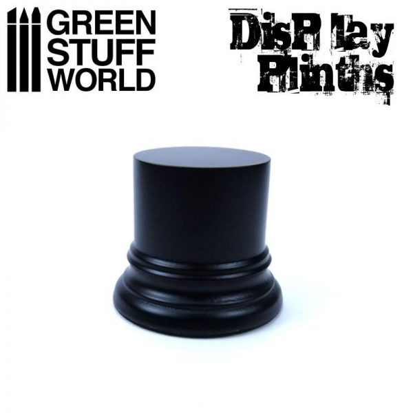 Green Stuff World   Display Plinths Round Display Plinth 4.5 cm - Black - 8436574501711ES - 8436574501711