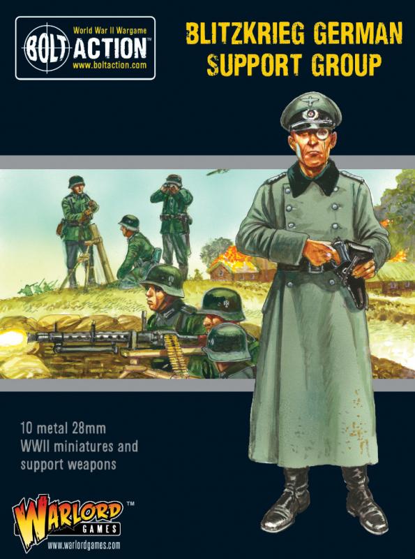 Bolt Action  Germany (BA) Blitzkrieg German Support Group - 402212007 - 5060572503328